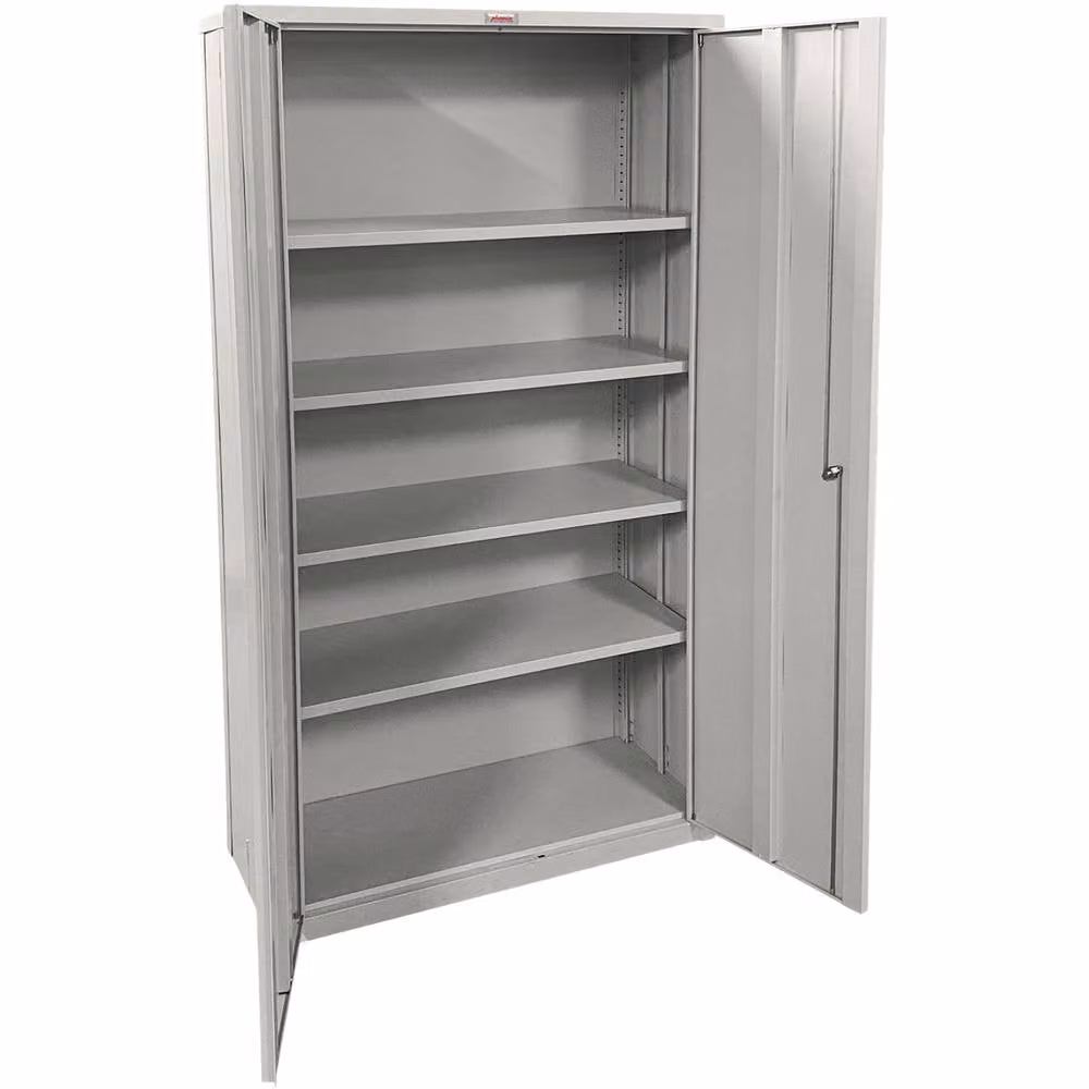 Phoenix Safe Company Grey Metal 2 Door Stationery Cupboard with Adjustable Shelves and Key Lock SCF1891GGK – 2