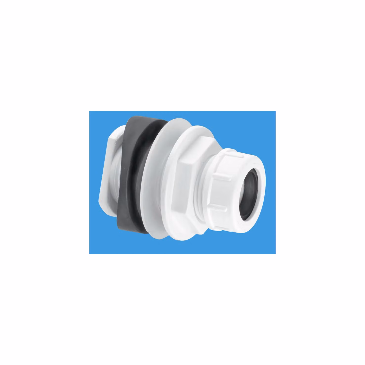 McAlpine Grey Mechanical Soil Pipe Boss Connector – 2