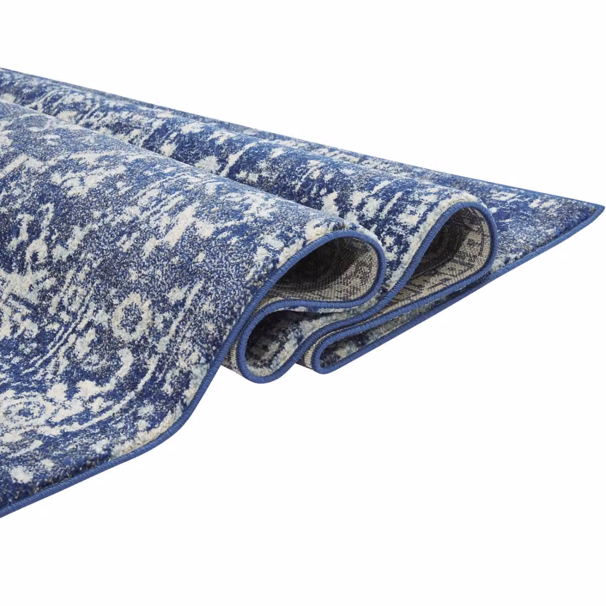 The Rug Shop UK Blue Floral Traditional Polypropylene Area Rug W: 240 cm, D: 340 cm – 5