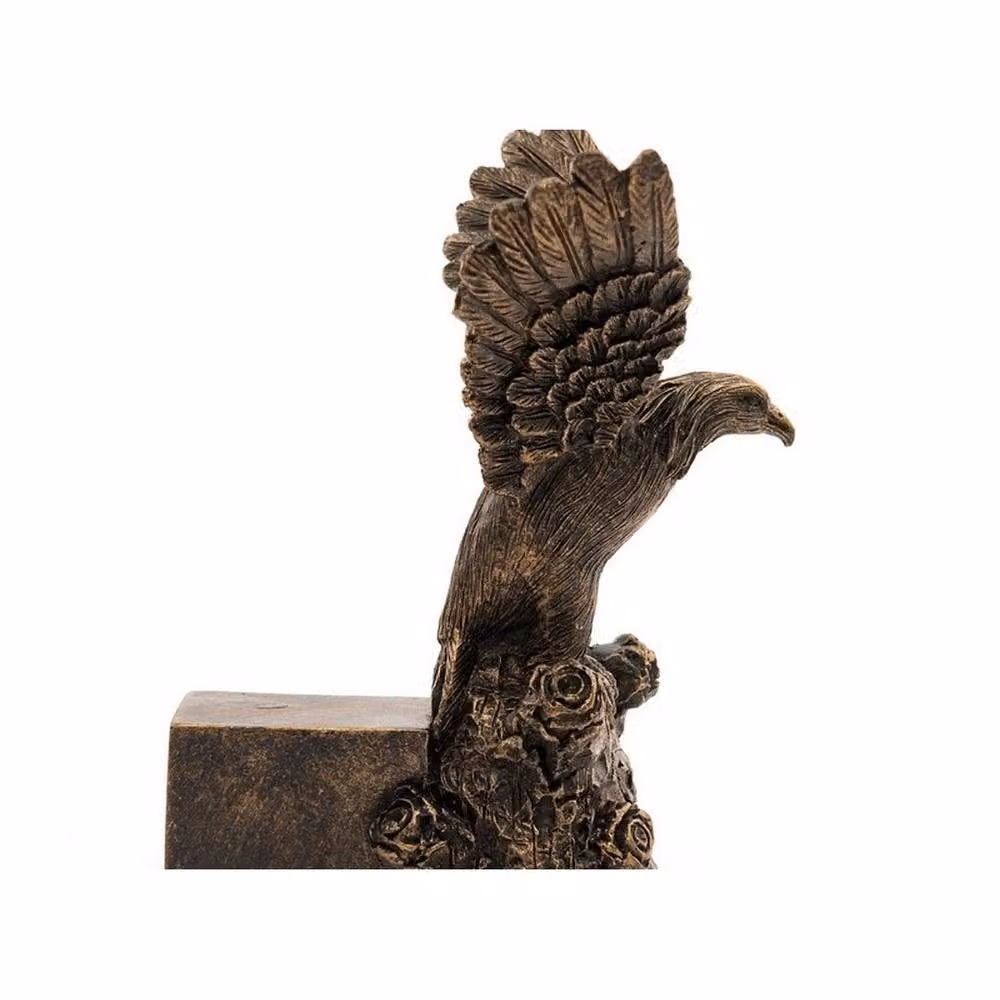 Jardinopia American Bald Eagle Plant Pot Feet, Set of 3, Bronze, L9.2 x W9.5 x H11.5 cm – 2