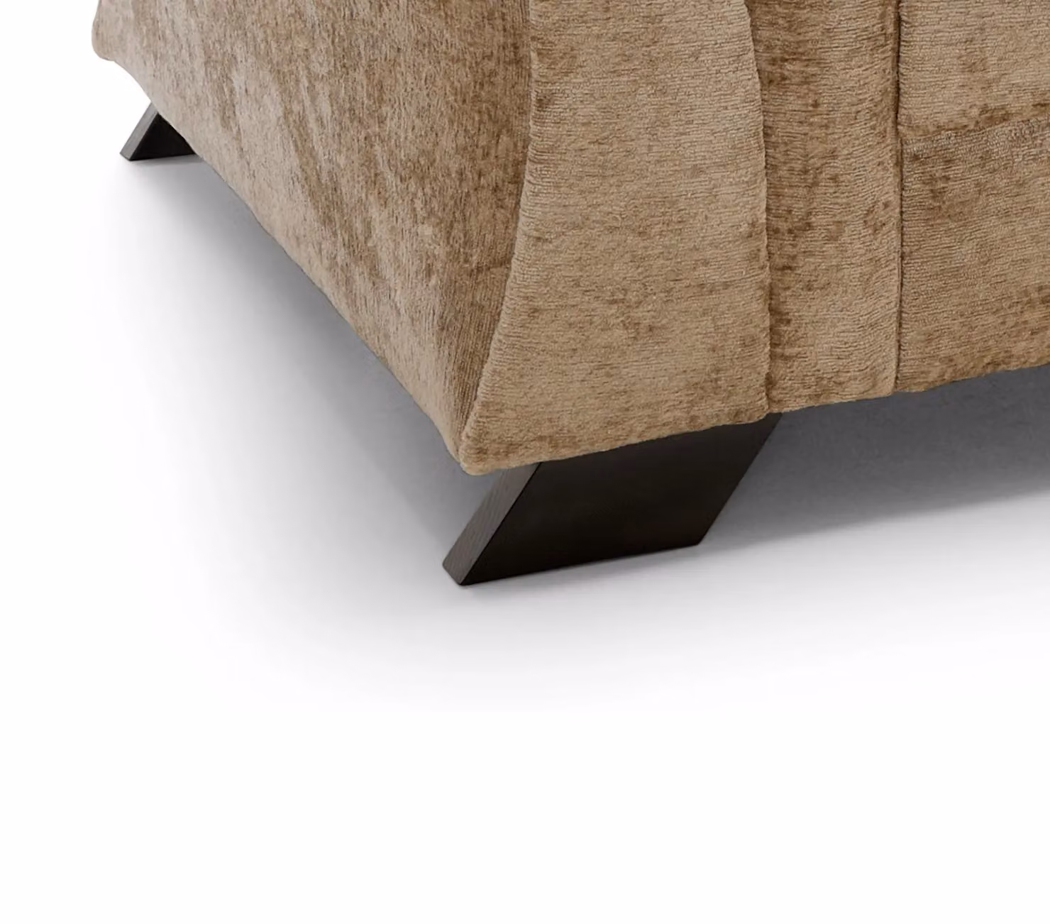 Abakus Direct Farrow 2 Seater Sofa in Brown Crushed Chenille – 3