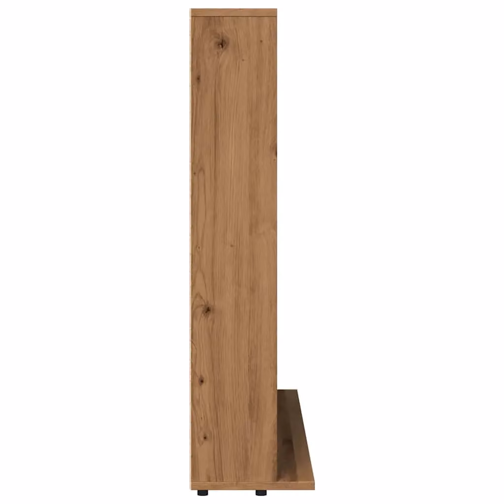 Berkfield Home Artisan Oak CD Cabinet, Brown, W: 100 cm, D: 23 cm, H: 89.5 cm – 3