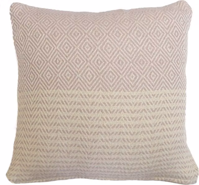 Rapport Home Rona Graphic Square Cushion Cover in Pink, W/D/H: 43 x 43 x 43 cm