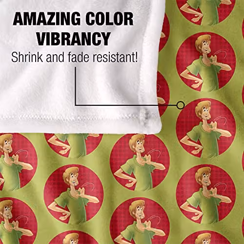 LOGOVISION Scooby Doo White Multicolour Super Soft Fleece Throw Blanket W/D/H: 152 x 127 cm – 3