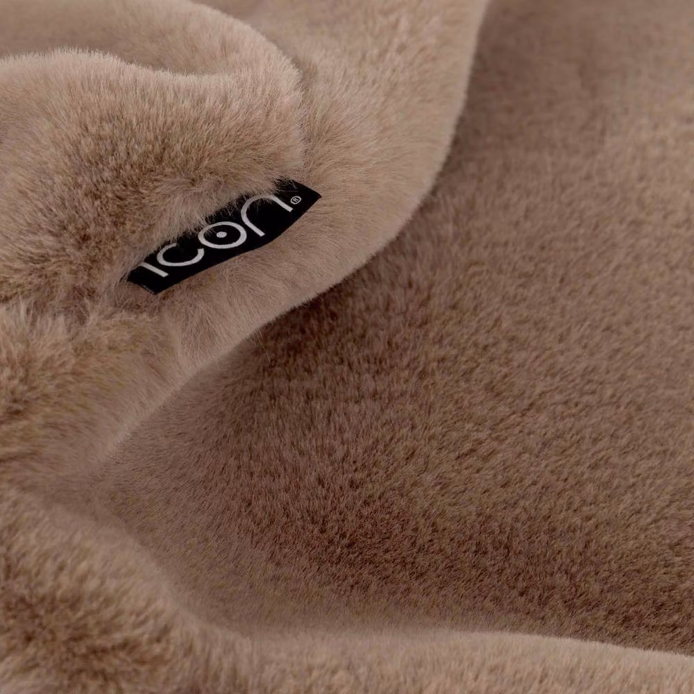 icon Kingston Classic Faux Fur Dome Bean Bag in Brown – 3