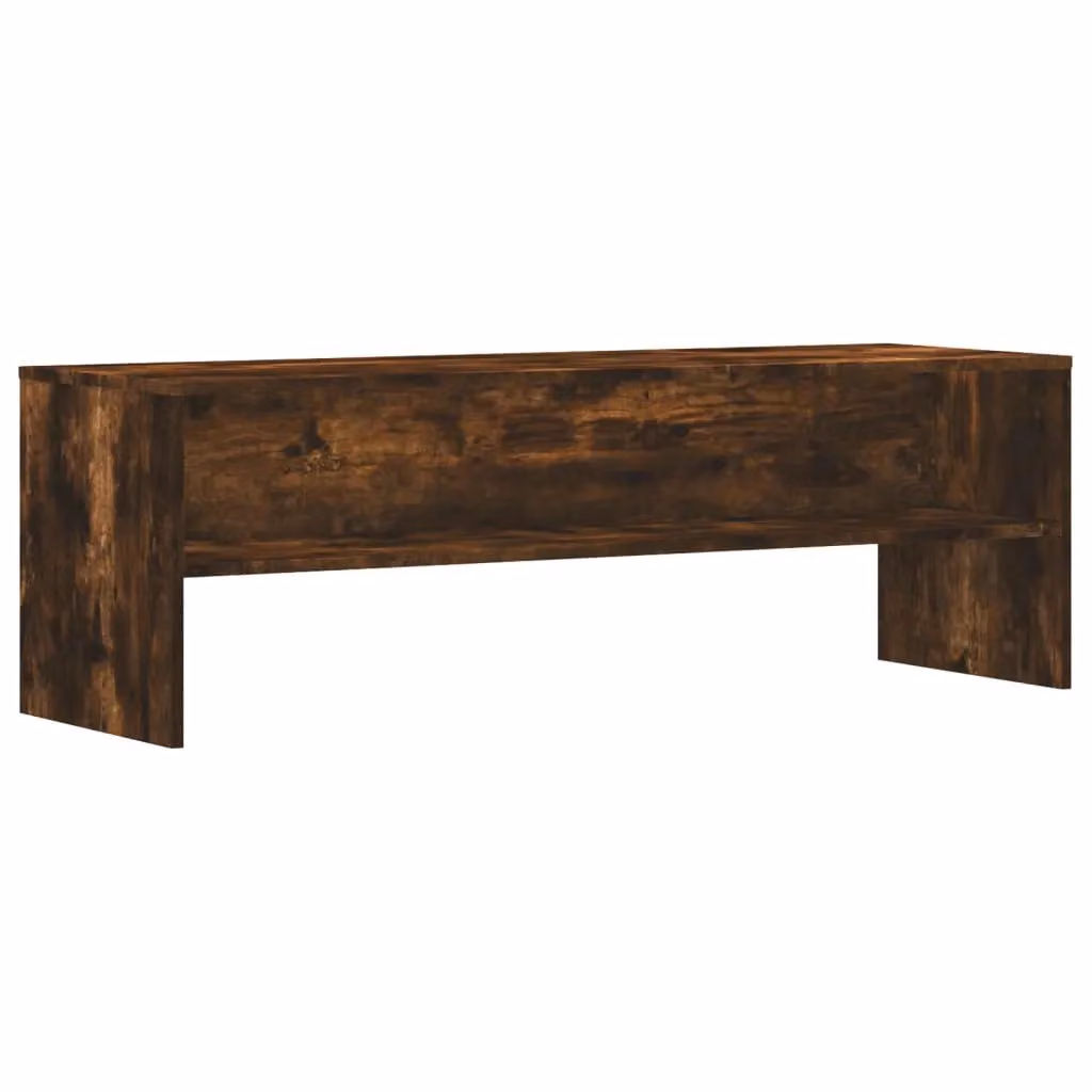 Berkfield Home Modern Smoked Oak TV Cabinet in Brown, W/D/H: 120 x 40 x 40 cm – 2
