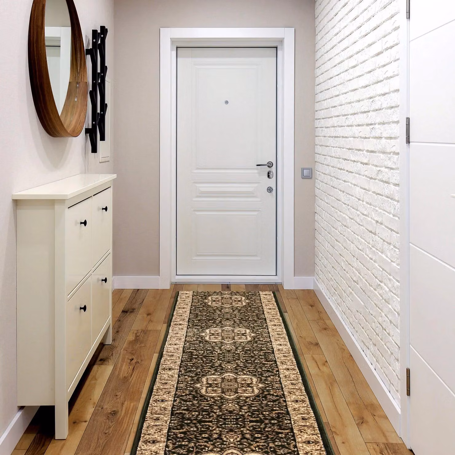 RugsX Heat-Set Royal Oriental Runner in Green, W/D: 150 x 400 cm – 3