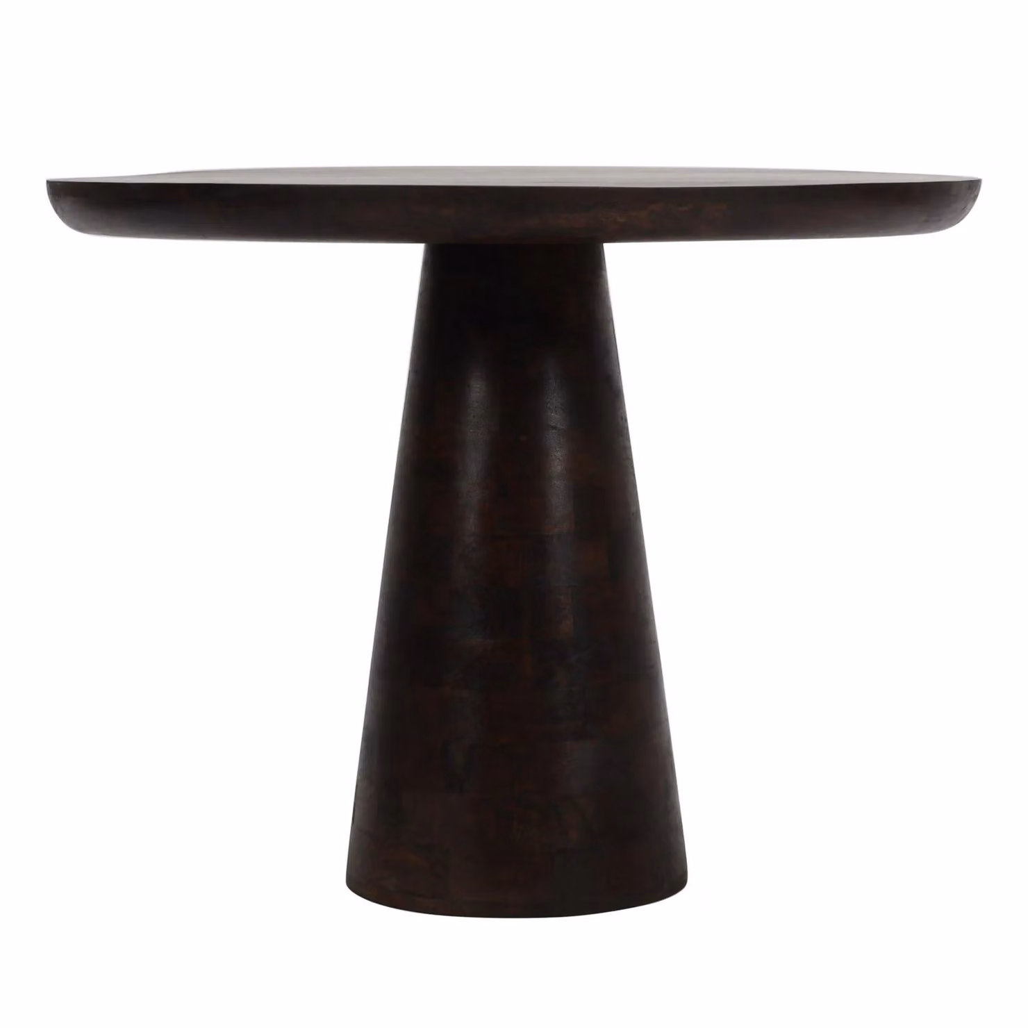 IH Design Round Dark Brown Mango Wood Dining Table – 2