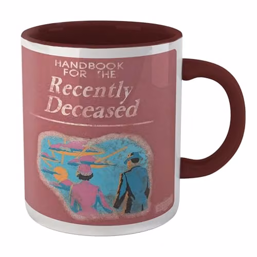 Zavvi Beetlejuice Handbook for the Recently Deceased Ceramic Mug in Burgundy and Multicolour – 2