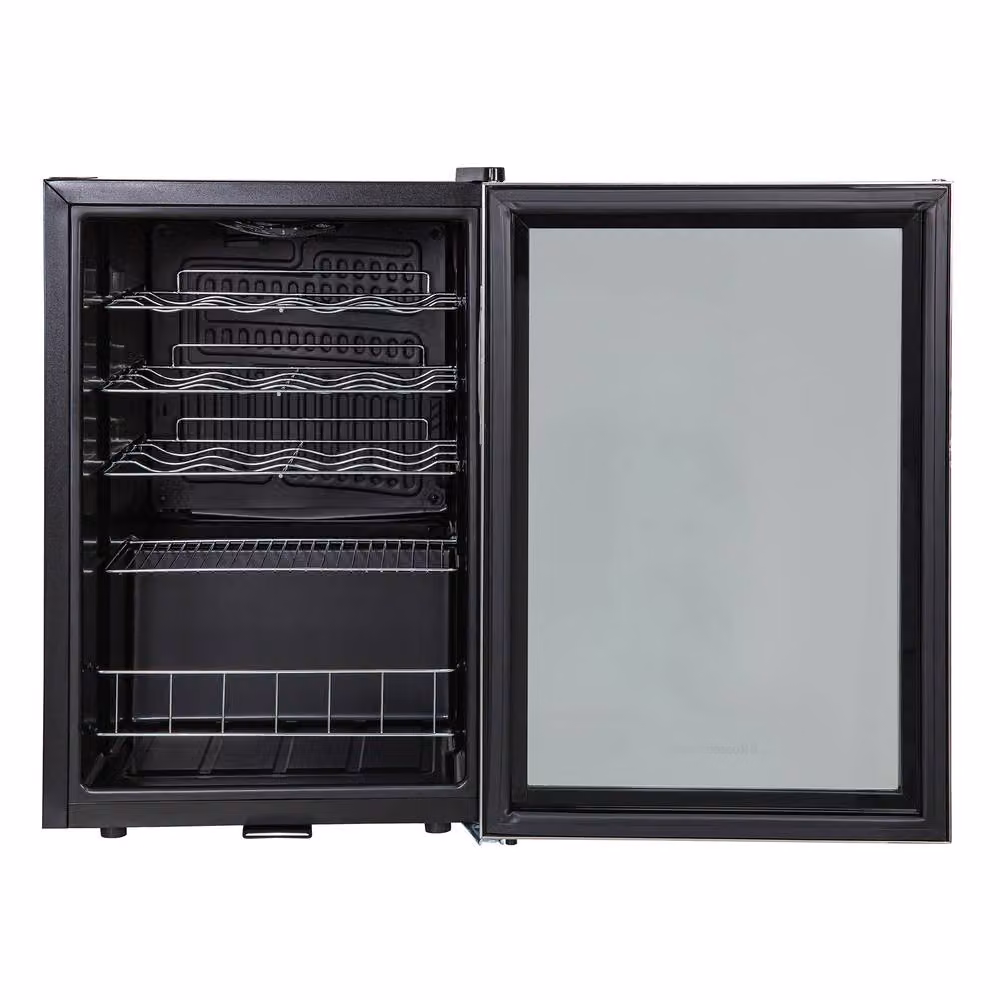 Russell Hobbs 62 Litre Glass Door Drinks and Wine Cooler with Lock, RHGWC4SS-LCK, Grey – 6