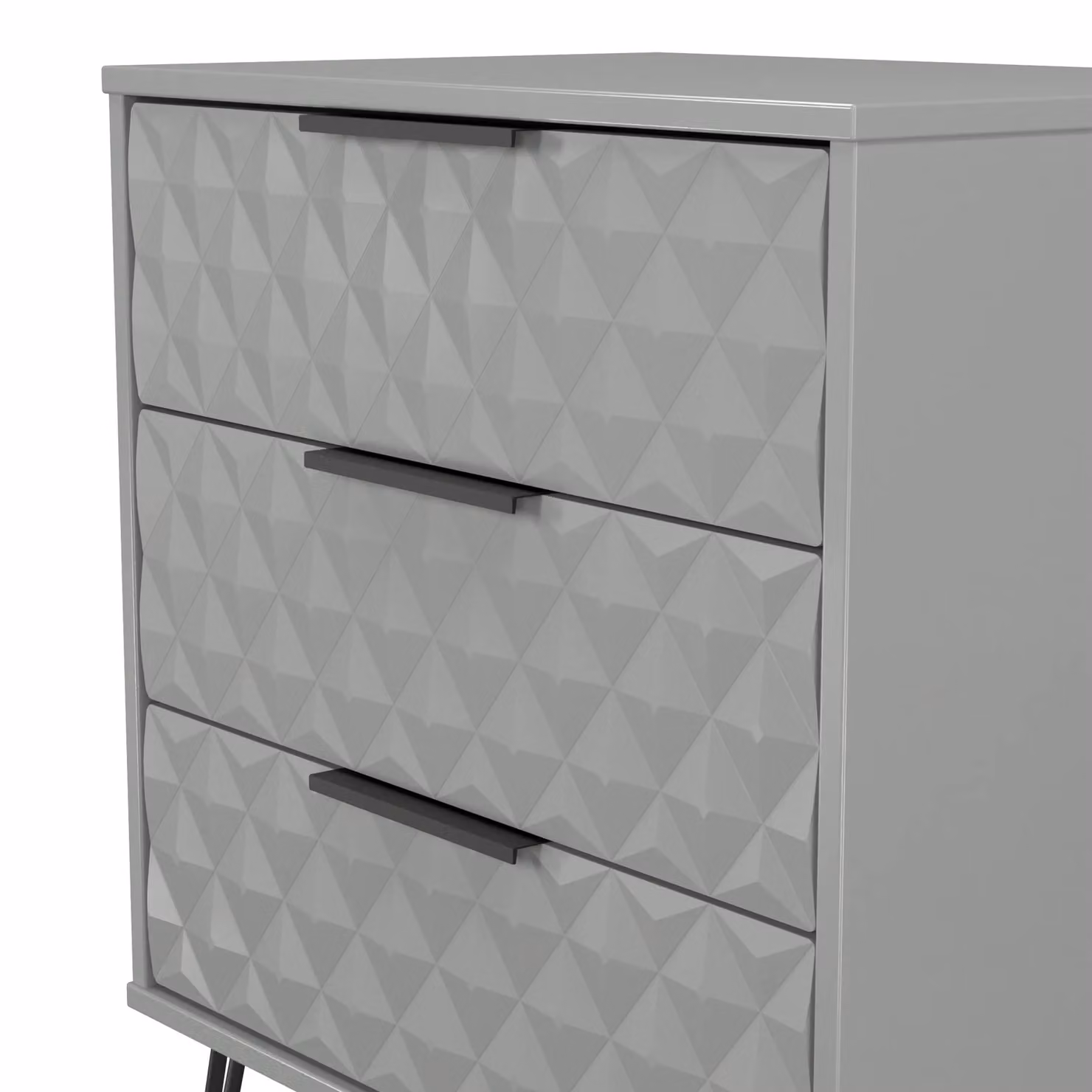 2 U Islay 3 Drawer Chest in Dark Grey – 3
