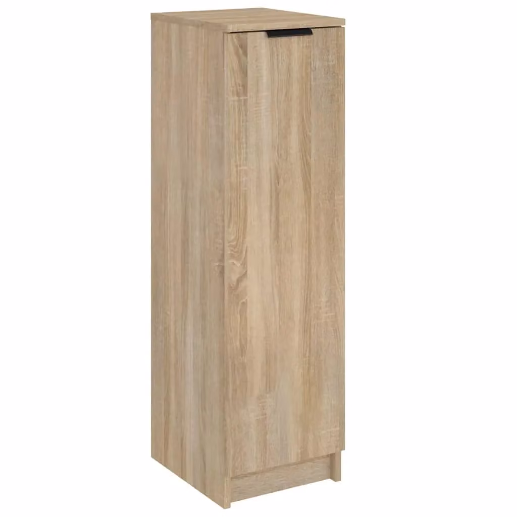 Berkfield Home Sonoma Oak Shoe Cabinet in Brown, W/D/H: 30 x 35 x 100 cm – 2