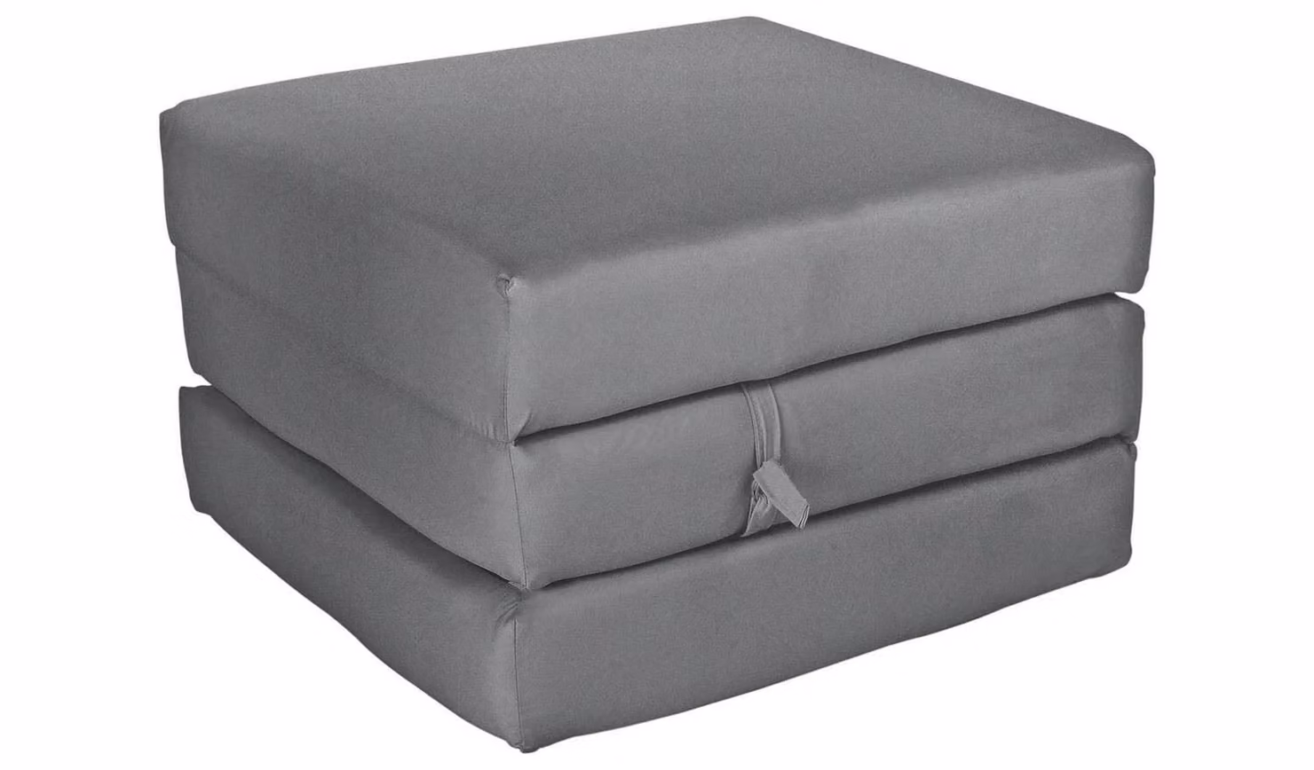 Kaikoo Single Foam Mattress Cube in Flint Grey