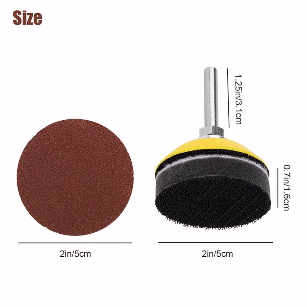 VOGREX 300-Piece Red Sanding Discs Kit for Drill and Rotary Polisher Tools – 2
