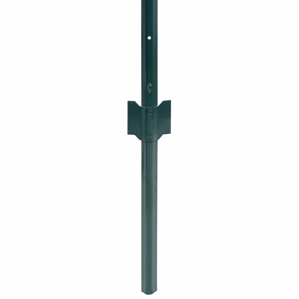 Berkfield Home Durable Euro Fence Green PVC-Coated Steel 20 x 1.5 m – 2