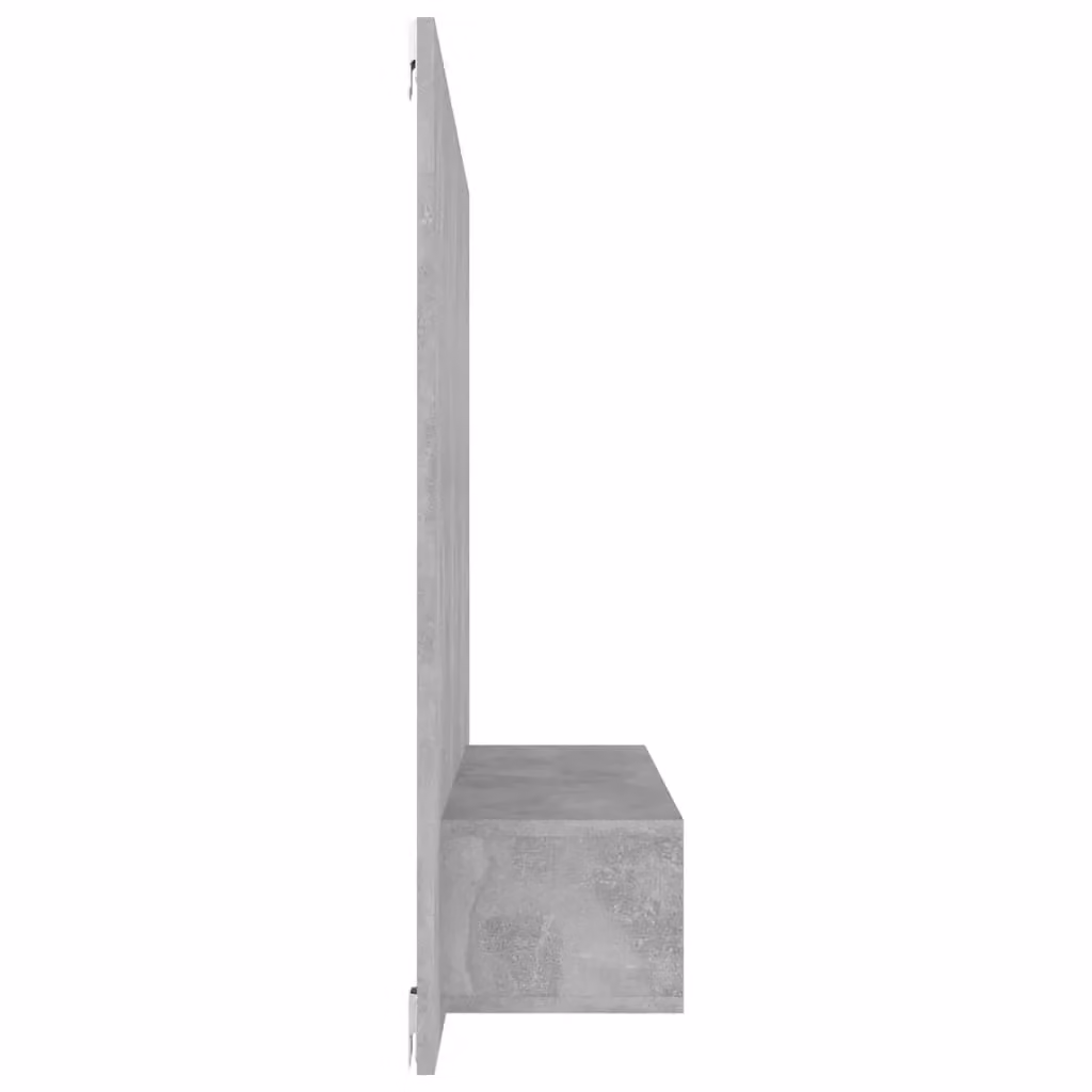 Berkfield Home Wall Mounted TV Cabinet in Concrete Grey, W/D/H: 120 x 23.5 x 90 cm – 2