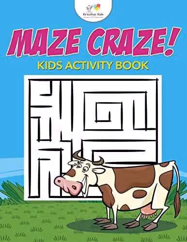 Kreative Kids Maze Craze Kids Maze Activity Book in Multicolour