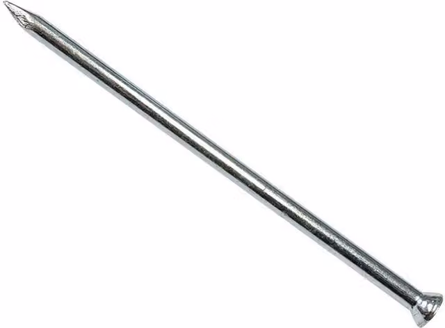 Forgefix Don Quichotte Light Gauge Masonry Nails, Zinc Galvanised, Silver, 2.5 x 50 mm