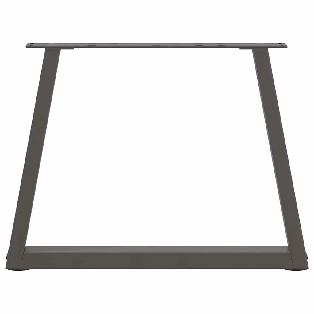 Berkfield Home V-Shape Dining Table Legs, 2 Piece Steel Set in Anthracite and Black, H: 70 cm, W: 42-43.3 cm – 3
