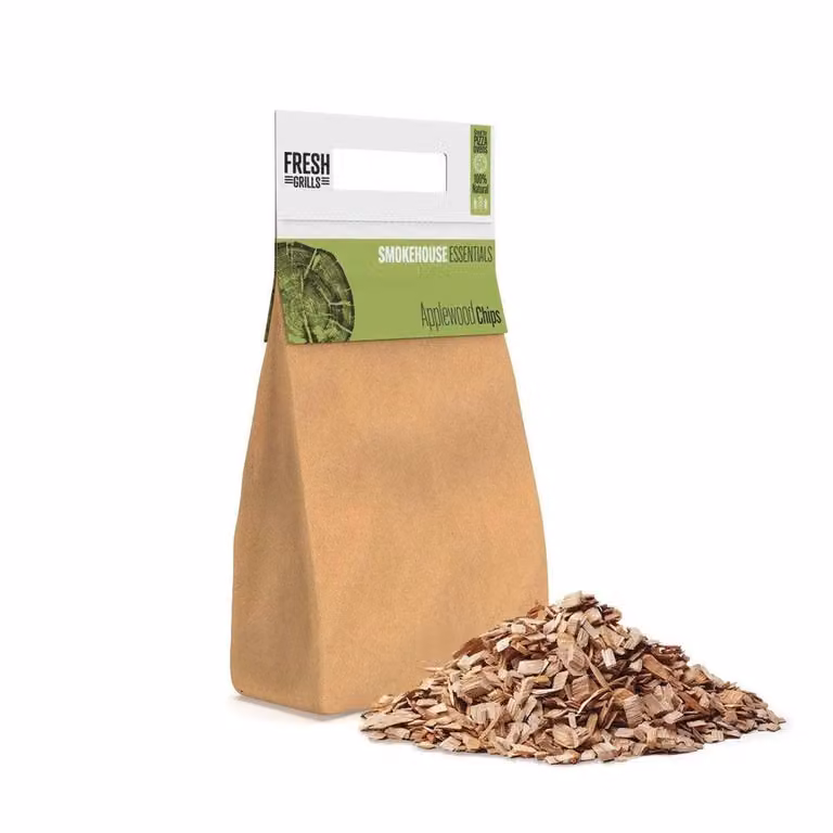 Monstershop Oak Wood Chips for BBQ Grills, Pizza Ovens and Smokers, 0.7 kg