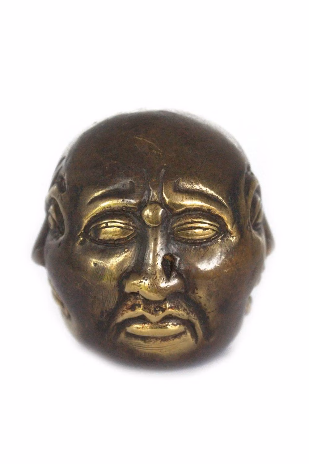 KDMD Gold Four Face Buddha Brass Fengshui Ornament, Height: 6 cm – 2