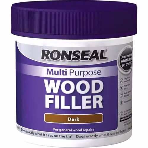 Ronseal Multi Purpose Wood Filler, Brown, 465g