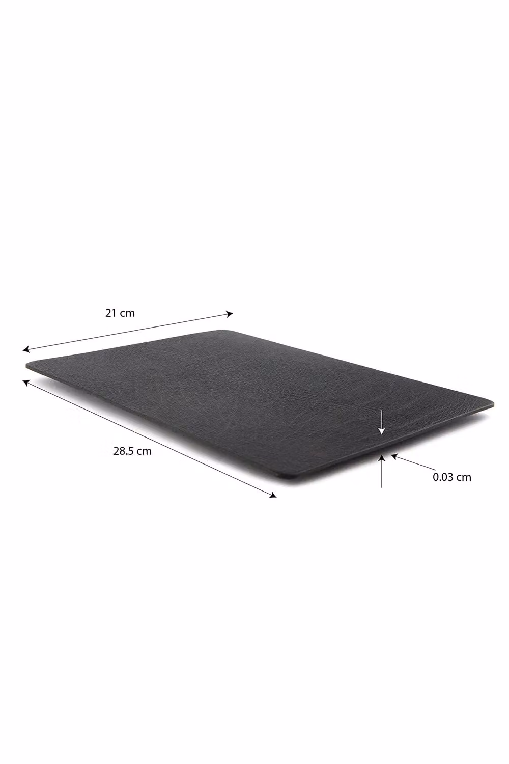 Lara May Collection Set of 6 Recycled Leather Placemats and Coasters in Black – 3