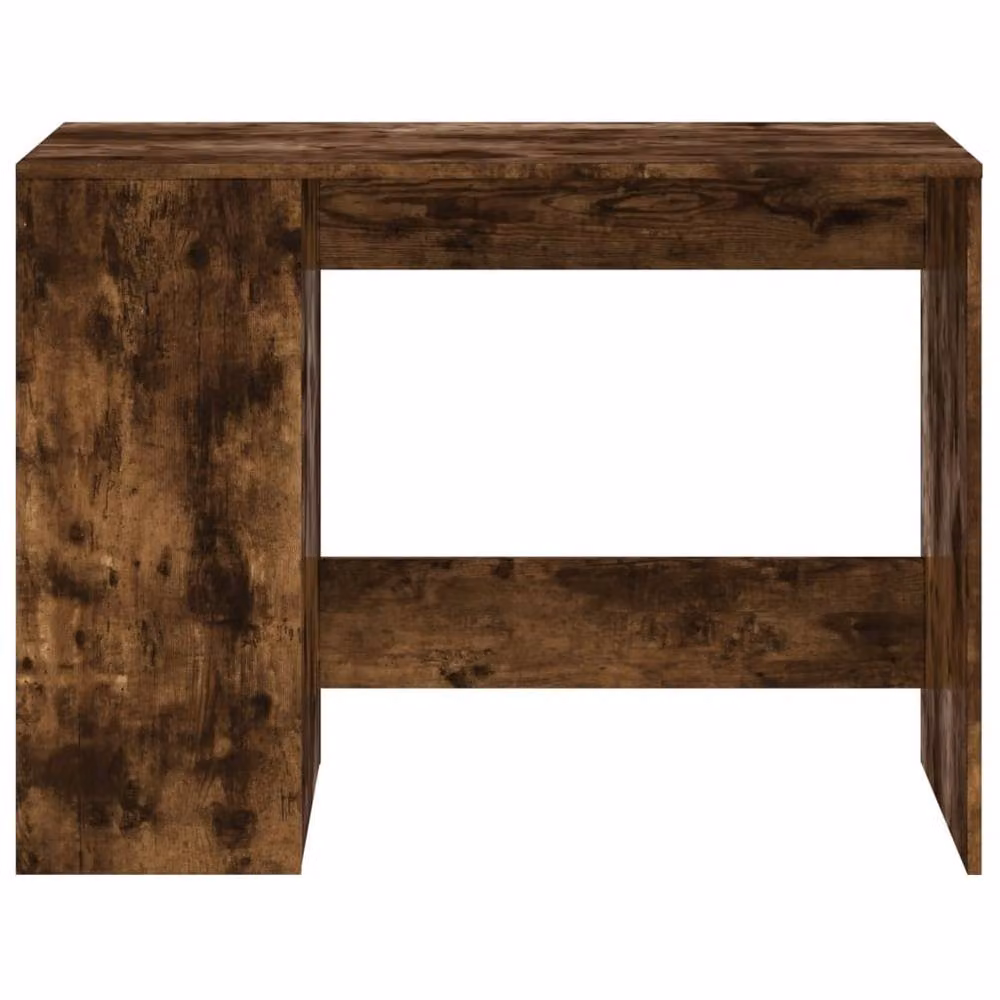 Berkfield Home Writing Desk in Smoked Oak Brown, W/D/H: 102 x 50 x 75 cm – 3