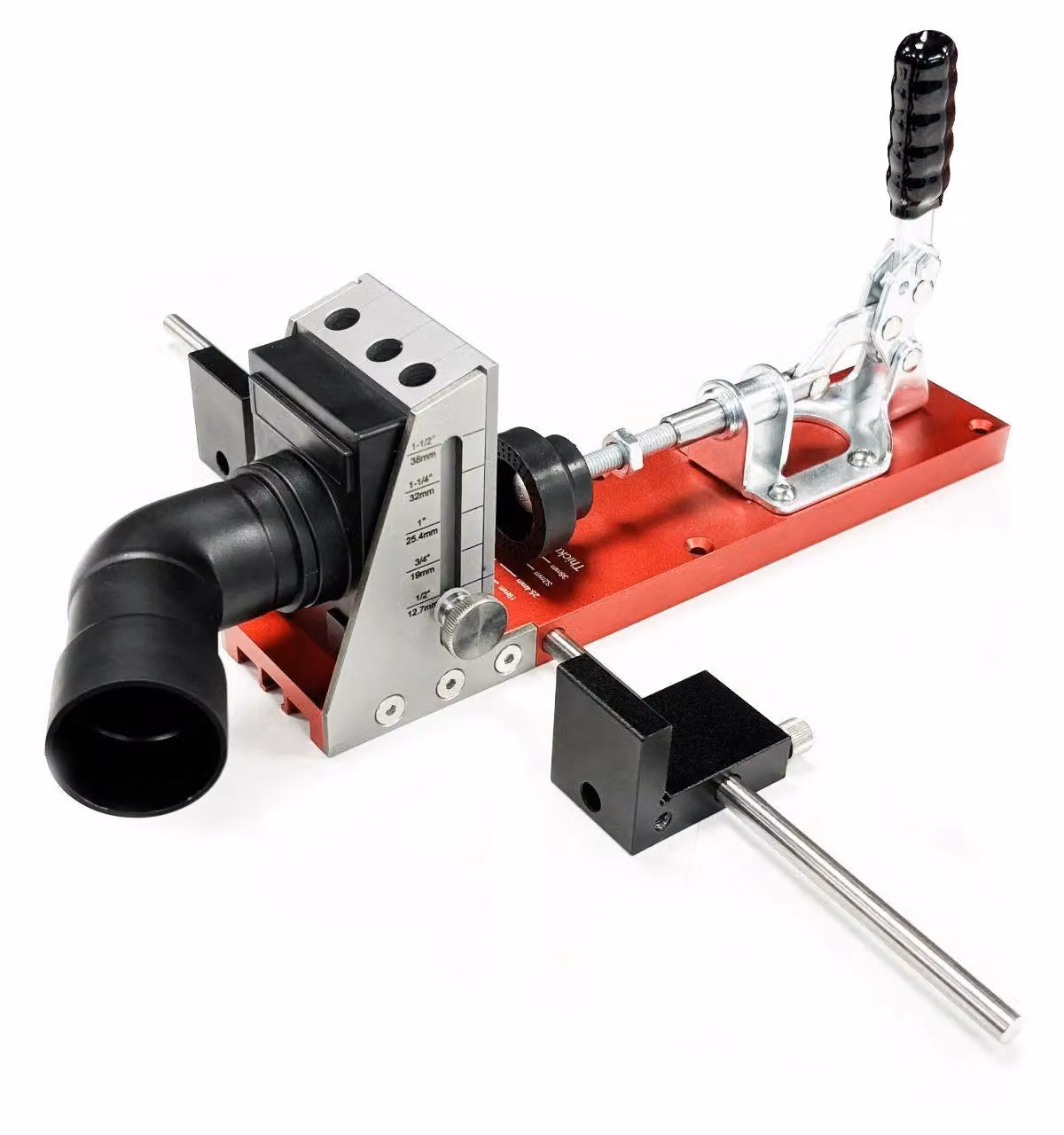 Lumberjack Pocket Hole Jig Kit Professional Woodworking Tool in Red – 3