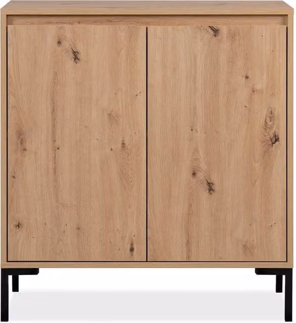 CALICOSY PLOCK 2-Door Buffet with 1 Shelf, Light Brown, Width: 81 cm