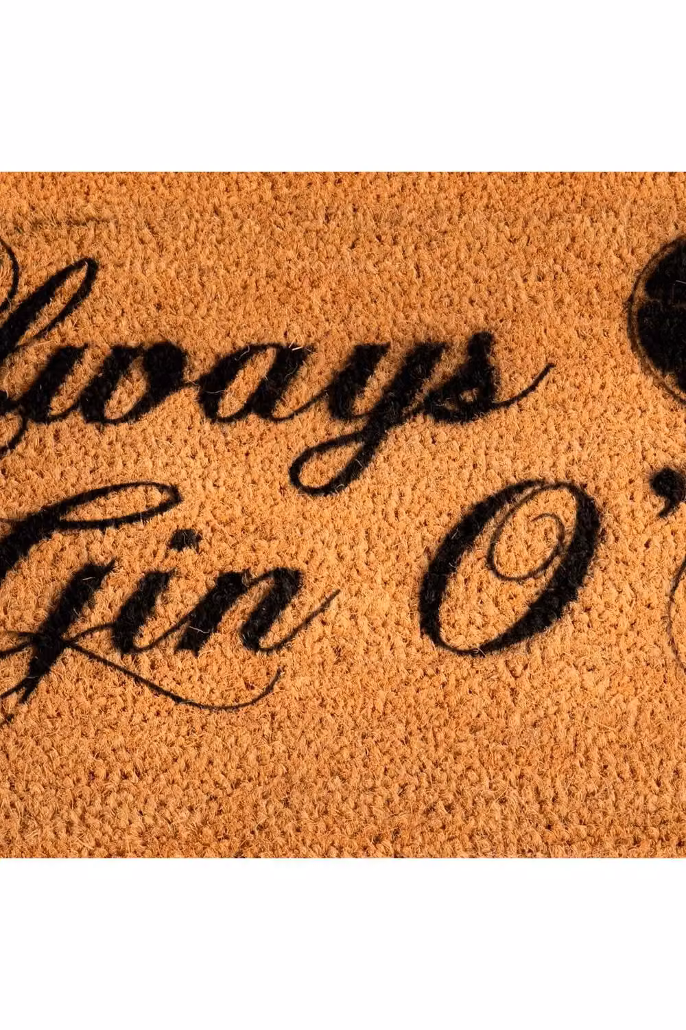 Artsy Mats It's Always Gin O'Clock Doormat in Beige, W/D/H: 120 x 40 x 1 cm – 2