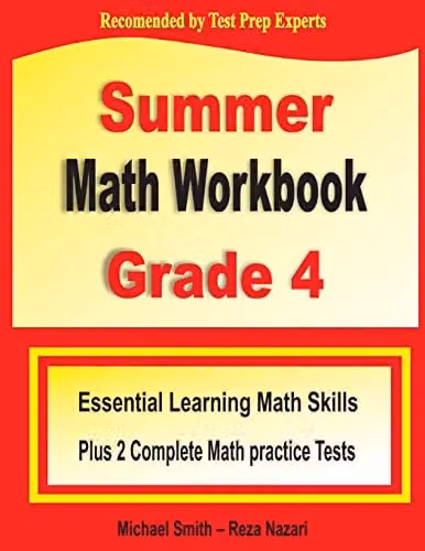 Math Notion Summer Math Workbook Grade 4 with Essential Learning Skills and Two Practice Tests – 1