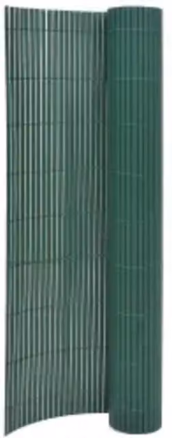 Berkfield Home Double-Sided Green PVC Garden Fence, H: 110 cm, W: 500 cm – 1