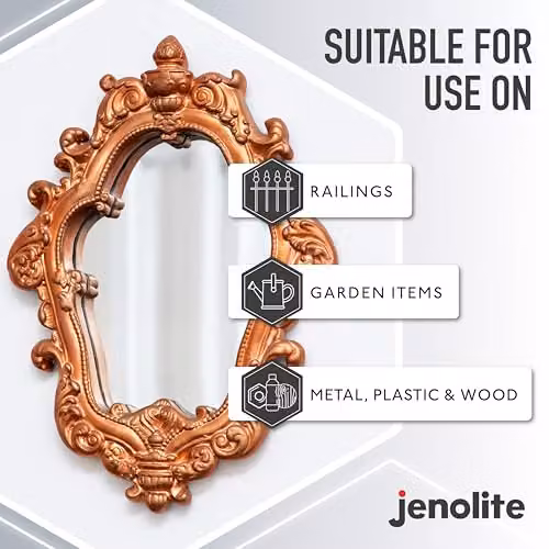 JENOLITE Direct to Rust Copper Paint Gloss Finish, 1 Litre – 3