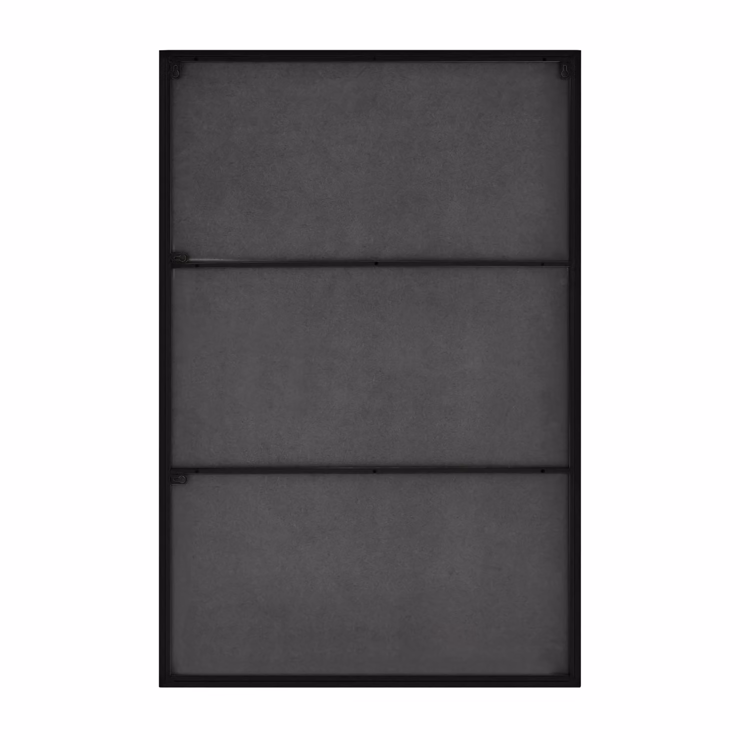 FurnitureboxUK Emma Rectangular Wall Mirror with Black Metal Frame, 100 x 66 cm – 2