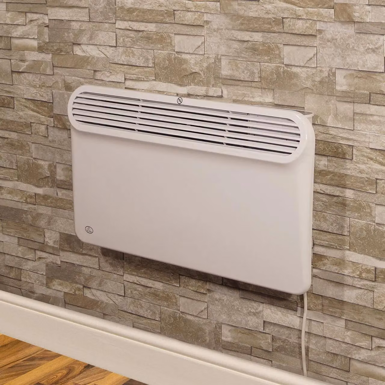 mysmartbuy 2000W Slimline Electric Panel Convector Heater, White, Wall or Floor Mounted – 2