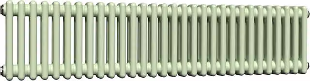 Lux Heat Horizontal Column Radiator in Mint Ice Cream Green, W/H: 137 x 30 cm