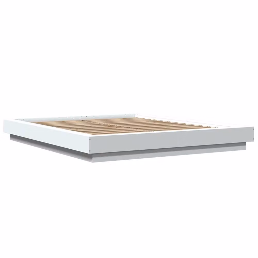 Berkfield Home Modern White Bed Frame W/D/H: 150 x 200 cm – 3