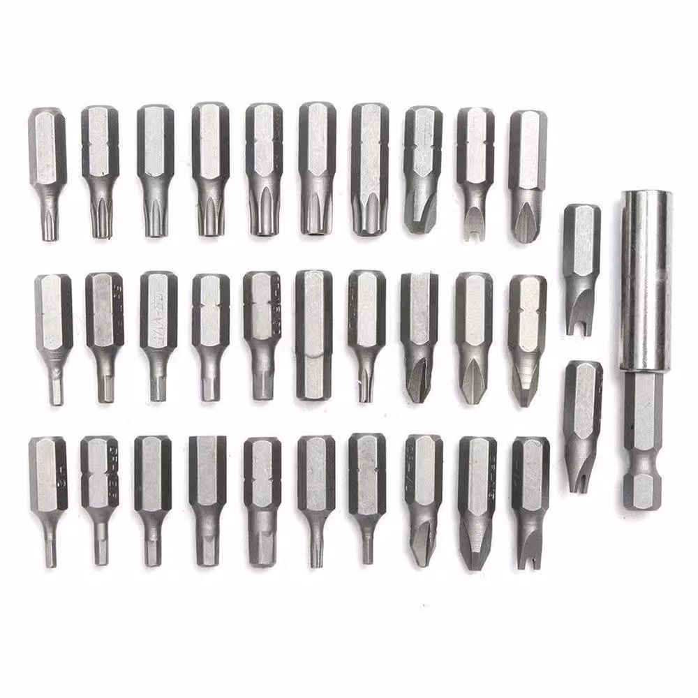 Havendro 33-Piece Tamperproof Security Screwdriver Bit Set in Red, Carbon Steel – 2