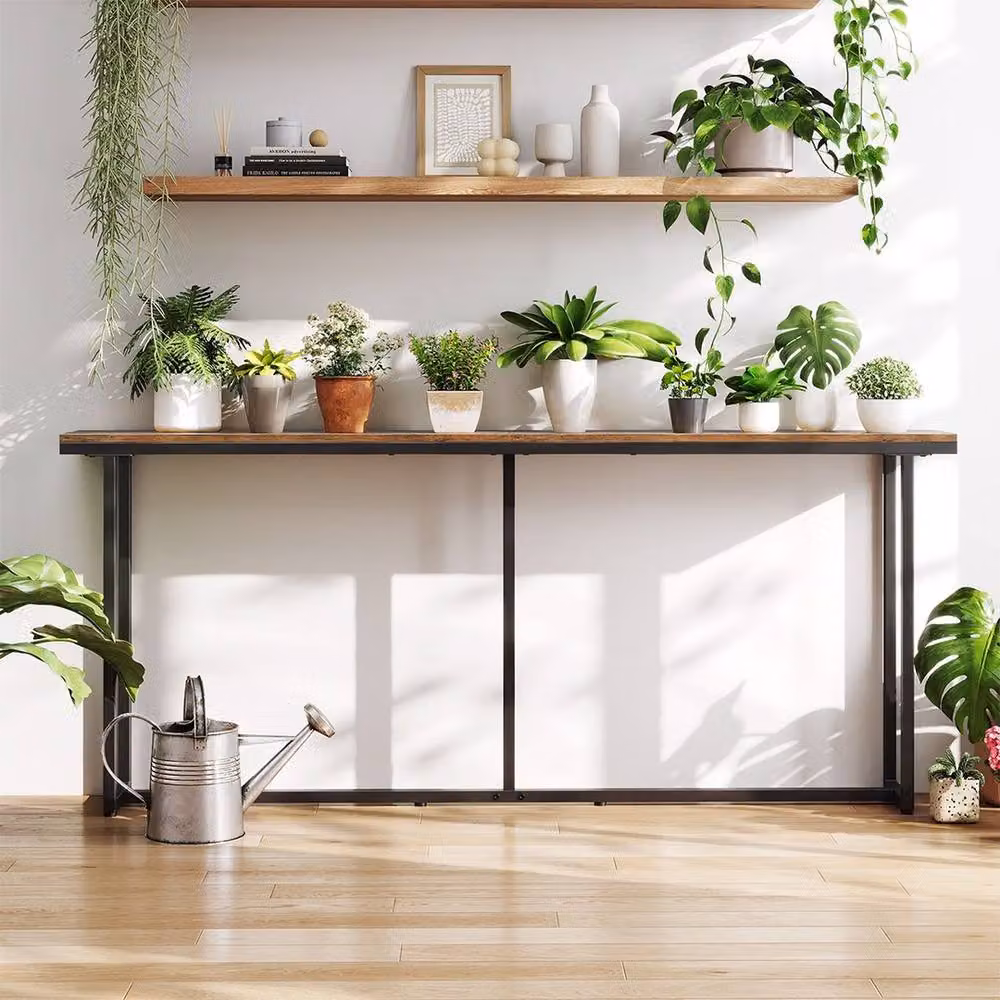 Ventryn Narrow Console Table in Brown – 3
