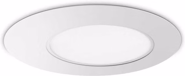 Ideal Lux Iride Integrated LED Flush Ceiling Light, White, Diameter: 60 cm