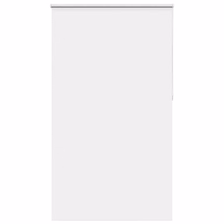 Berkfield Home White Blackout Roller Blind, Thermal Insulating Polyester Fabric, W: 125 cm, H: 230 cm