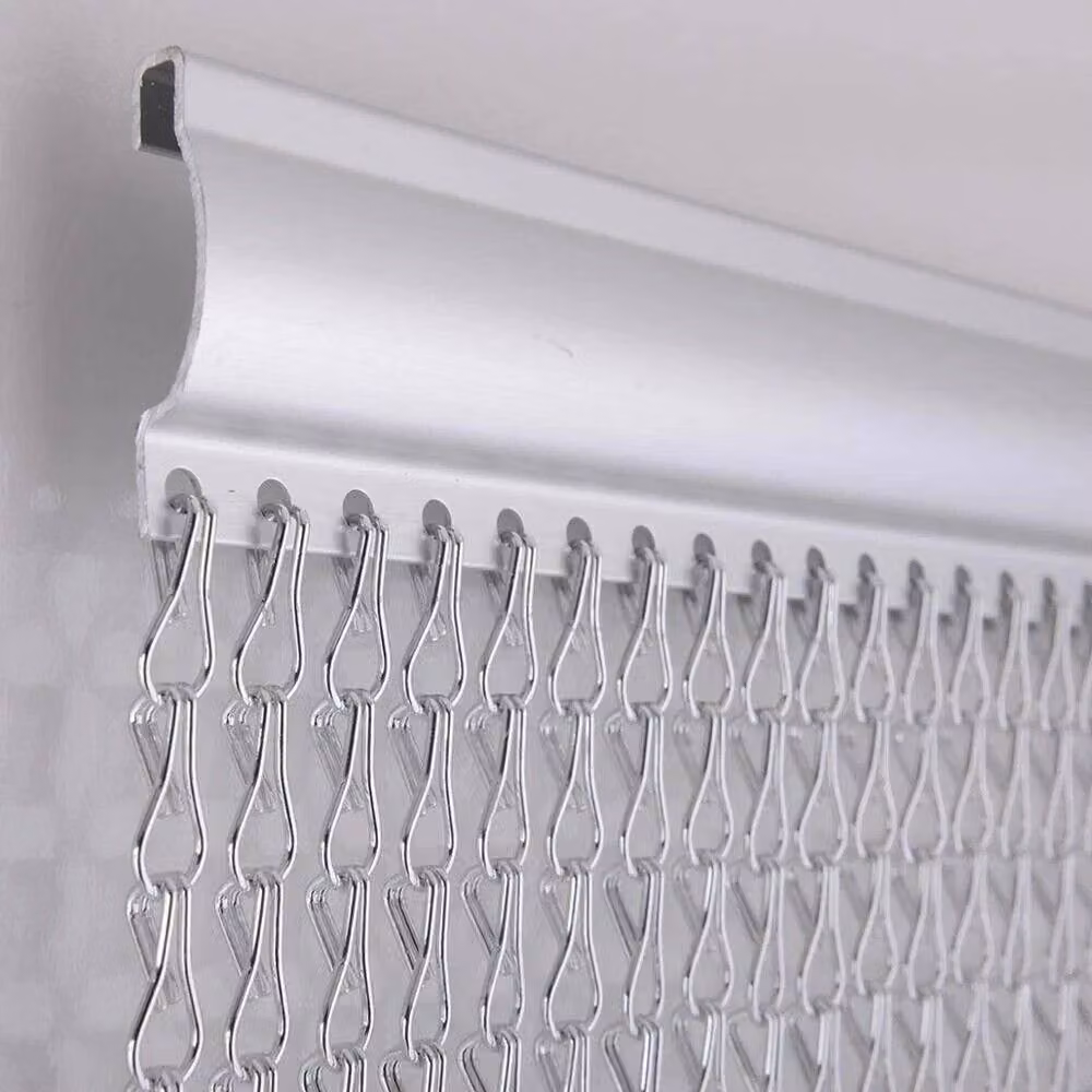 SPETLEK Aluminium Door Fly Screen in Silver