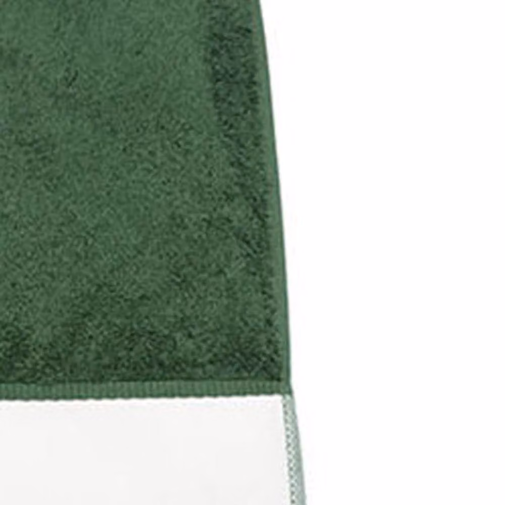 ARTG Subli-Me Guest Towel in Dark Green with Border, 100% Cotton Terry – 2