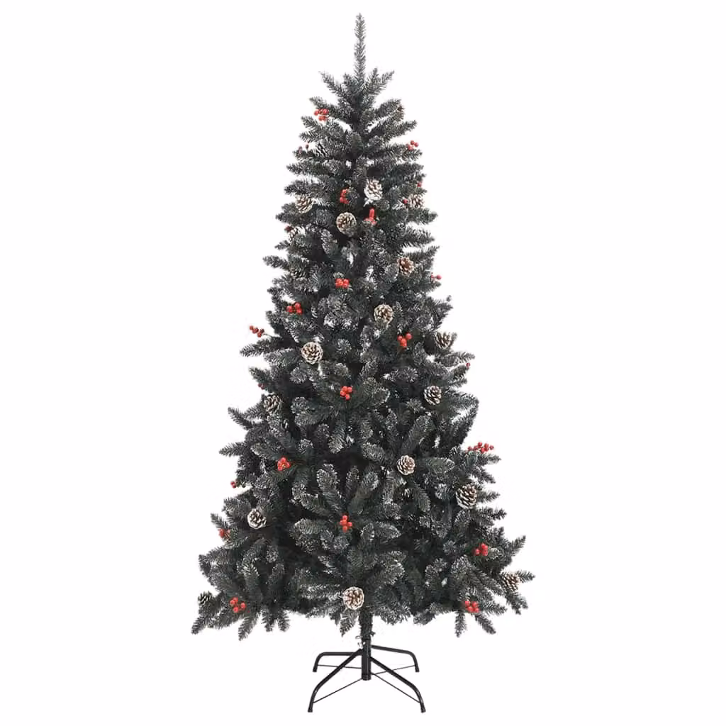 Berkfield Home Artificial Christmas Tree in Green, Height: 210 cm – 2