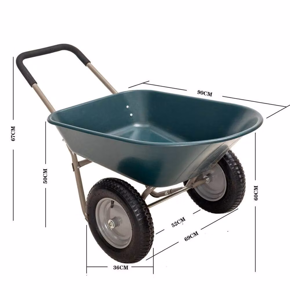 SPETLEK 85L Wheelbarrow in Green – 2