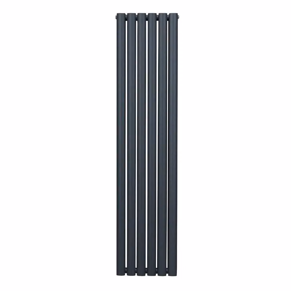 Monstershop Oval Column Radiator in Anthracite Grey, H 160 cm x W 36 cm x D 3.6 cm – 2