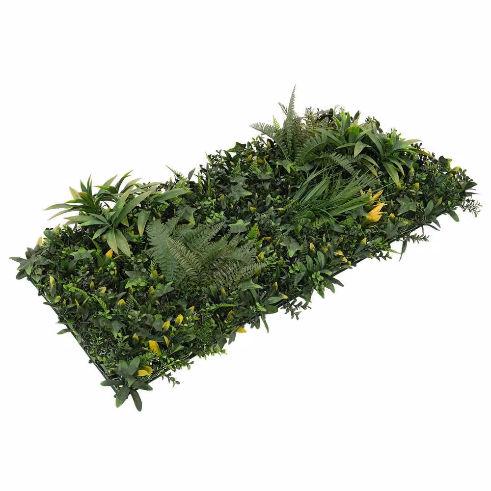 Monstershop Ayla Artificial Plant Wall Panel, Green, W/H: 50 x 100 cm – 3