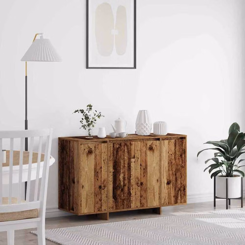 Berkfield Home Rustic Brown Wood Sideboard, W/D/H: 120 x 41 x 75 cm – 2