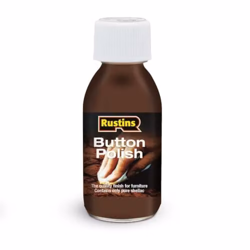 Rustins Button Polish in Brown and Orange, 125ml